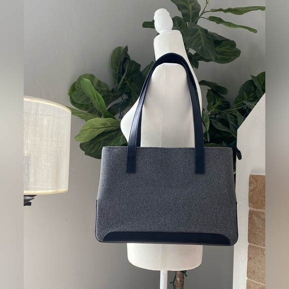 🌟 Kate Spade Tweed Tote bag briefcase - Picture 3 of 16